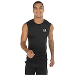 Camiseta de Compressão Under Armour Regata Heatgear - Masculina PRETO