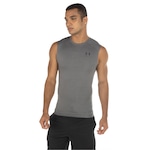 Camiseta de Compressão Under Armour Regata Heatgear - Masculina CINZA ESC MESCLA