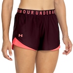 Shorts Under Armour Feminino Play Up 3.0 VINHO