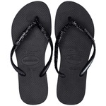 Chinelo Havaianas Slim Glitter II - Adulto PRETO