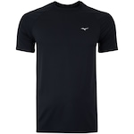 Camiseta Mizuno Manga Curta com Proteção UV FC - Masculina Preto/Preto