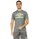 Camiseta Umbro Manga Curta Large Logo Duo - Masculina CINZA