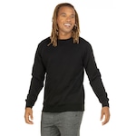 Blusa de Moletom Masculina Oxer Gola Redonda PRETO