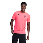 Camiseta do Neymar Jr Puma Manga Curta Teamliga Jersey - Masculina ROSA/PRETO