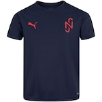 Camiseta do Neymar Jr Puma Manga Curta Teamliga Jersey - Junior AZUL ESC/VERMELHO