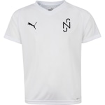 Camiseta do Neymar Jr Puma Manga Curta Teamliga Jersey - Junior BRANCO/PRETO