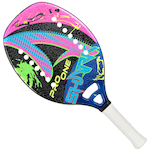 Raquete de Beach Tennis Shark Pro One - Adulto AZUL/ROSA CLA