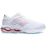 Tênis Mizuno Wave Creation 23 - Feminino BRANCO/ROSA CLA