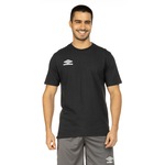 Camiseta Umbro Manga Curta Duo Mark - Masculina PRETO