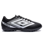 Chuteira Society Umbro Beat - Adulto PRETO/BRANCO