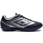 Chuteira Society Umbro Beat - Adulto Azul Escuro/Prata