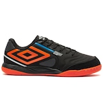 Chuteira Futsal Umbro Pro 5 Bump Club - Adulto PRETO/LARANJA