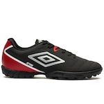 Chuteira Society Umbro Attak Eternal - Adulto PRETO/PRATA