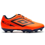 Chuteira de Campo Umbro Beat - Júnior LARANJA ESC/AZUL ESC