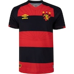 Camisa do Sport I 22 Umbro Classic - Masculina PRETO/VERMELHO