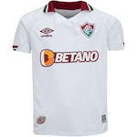 Camisa do Fluminense II 22 Umbro - Juvenil BRANCO/VINHO
