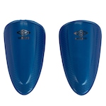 Caneleira de Futebol Umbro Protection ST - Adulto AZUL/CINZA