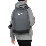 Mochila Nike Brasilia Backpack 9.5 24 Litros CINZA/PRETO