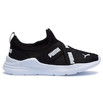 Tênis para Bebê Puma Wired Run Slip-On PRETO/BRANCO