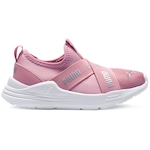 Tênis para Bebê Puma Wired Run Slip-On ROSA/BRANCO