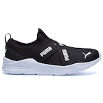 Tenis Puma Wired Run Slip On Ps Bdp Inf PRETO/BRANCO