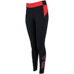 Calça Legging Feminina Fila Train PRETO/VERMELHO