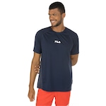 Camiseta Fila Manga Curta Active - Masculina AZUL ESCURO