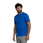 Camiseta Puma Manga Curta Active Small Logo - Masculina AZUL