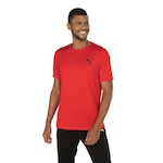 Camiseta Puma Manga Curta Active Small Logo - Masculina VERMELHO