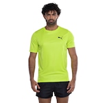 Camiseta Puma Manga Curta Active Small Logo - Masculina VERDE