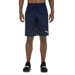 Bermuda Masculina Puma Active Interlock 8'' AZUL ESCURO