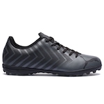 Chuteira Society Puma Tacto II TT - Adulto PRETO/CINZA