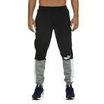 Calça Puma Essentials Block Sweatpants - Masculina PRETO/CINZA