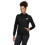 Jaqueta Puma Feminino com Capuz Essentials Small Logo Full Zip PRETO