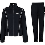 Conjunto de Agasalho Nike Sportswear Essential Track Suit - Feminino PRETO/BRANCO