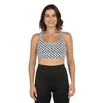 Top Vans Flying V Print Bra - Adulto PRETO