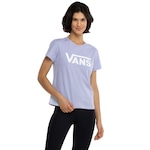 Camiseta Vans Manga Curta Flying V Crew Tee - Feminina Lilas