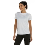 Camiseta Mizuno Manga Curta Energy Stamp - Feminina BRANCO