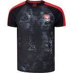 Camiseta do Flamengo Vein Braziline - Masculina PRETO