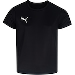 Camiseta Puma Liga Jersey Active- Infantil PRETO/BRANCO