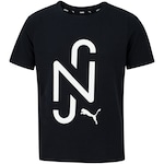 Camiseta Puma Njr Goal Casuals Inf PRETO