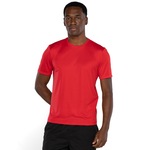 Camisa Adams Manga Curta Treino - Masculina VERMELHO