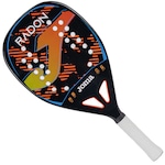 Raquete de Beach Tennis Joma Radon + Capa Protetora - Adulto PRETO/LARANJA