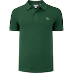 Camisa Polo Lacoste Slim Fit Solid - Masculina VERDE