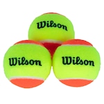 Bolas de Beach Tennis Wilson Tour Premier 2 Lar - 3 Unidades Amarelo/Laranja