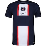 Camisa PSG I 22/23 Torcedor Nike - Masculina AZUL ESC/BRANCO