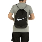 Gym Sac Nike Brasilia Drawstring  9.5 - 18 Litros PRETO/BRANCO