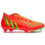 Chuteira de Campo adidas Predator EDGE 22 1 - Adulto Vermelho/Verde Esc