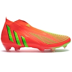 Chuteira de Campo adidas Predator EDGE+ 22 0 - Adulto Vermelho/Verde Esc