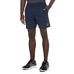 Bermuda ASICS Masculina Peletizado Estampado AZUL ESCURO